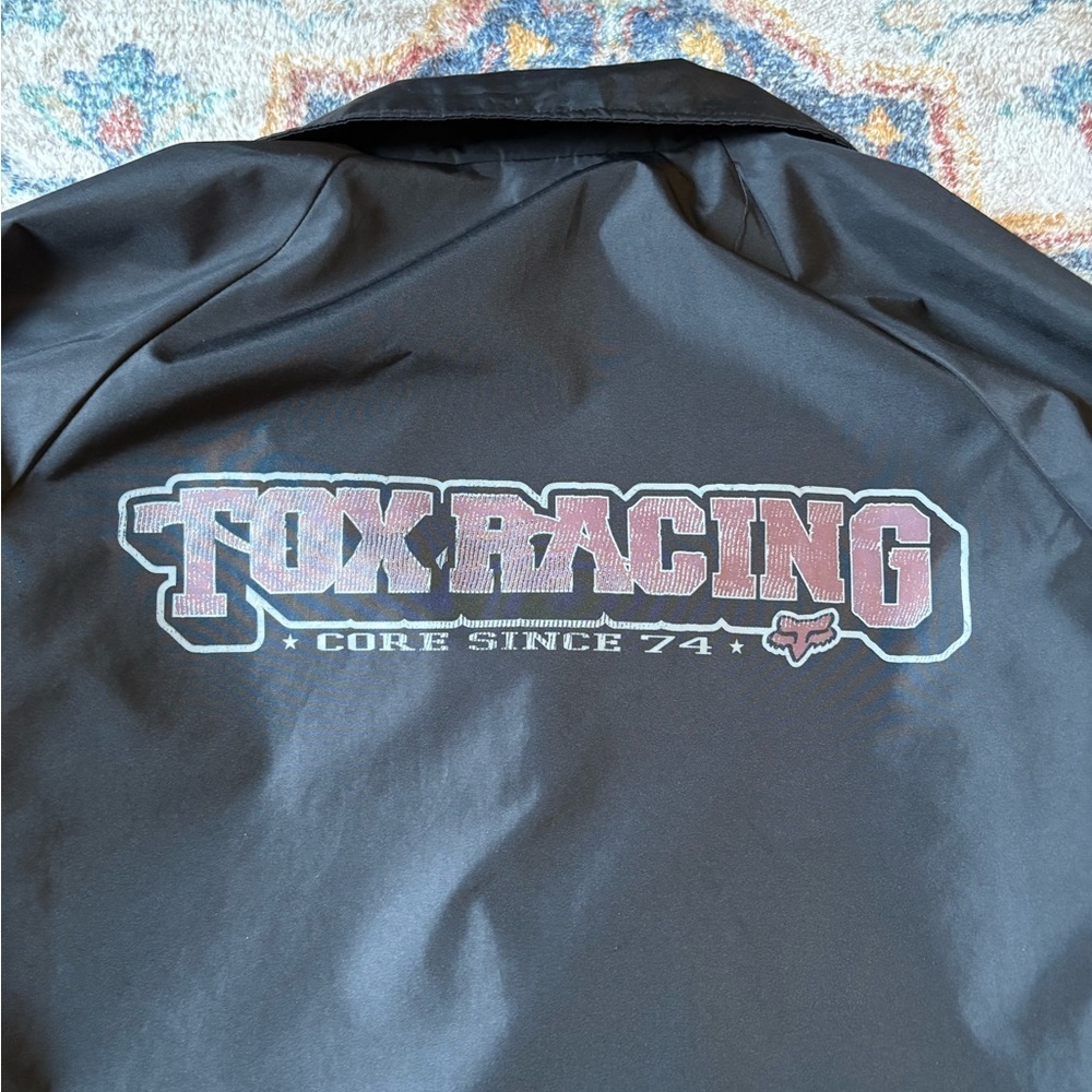 Vintage Fox Racing Spellout Light Jacket Large - Picture 5 of 6